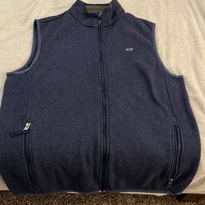 Vineyard Vines Navy Blue Vest - Medium